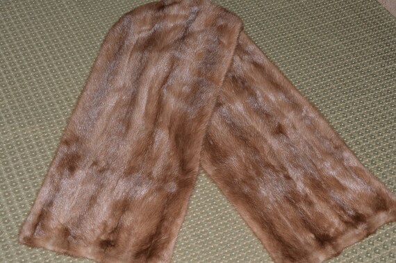 VINTAGE 1950s CHRISTIAN DIOR Pastel Mink Stole - image 5