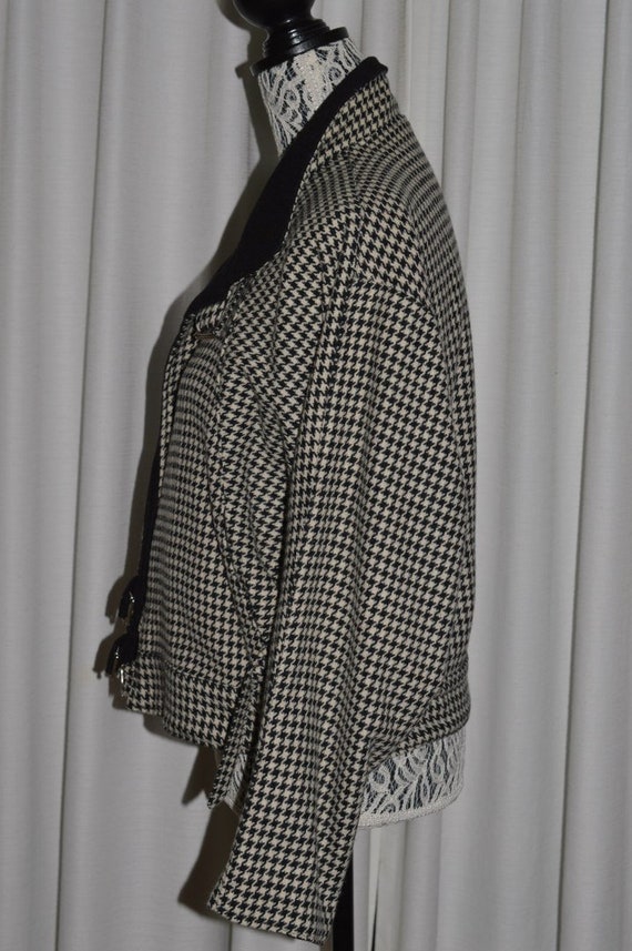 Vintage Wool Jacket Bomber 1980s - image 3