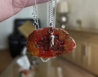 Jigsaw Inspired Necklace