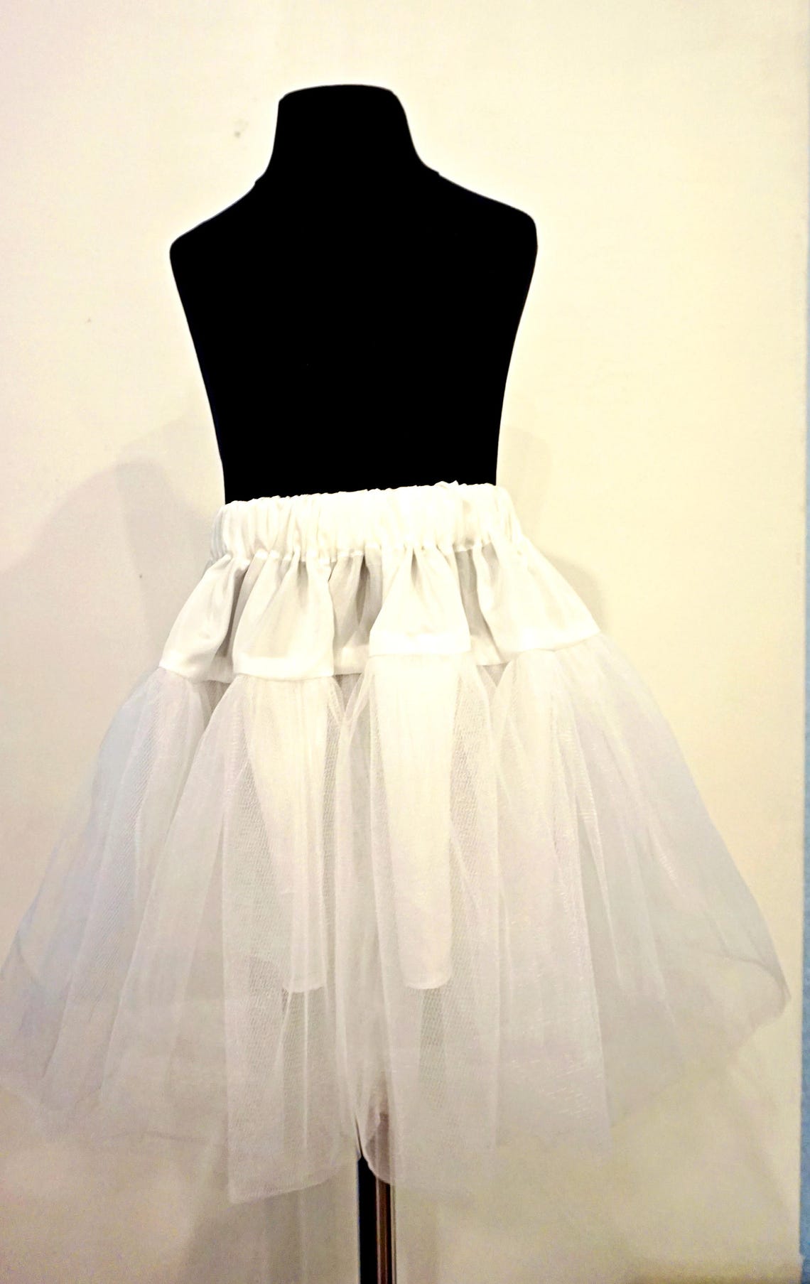 White Underskirt for Making Dress Fluffy Cotton Underskirt Etsy