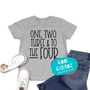 Fourth Birthday Shirt, 4th Birthday Shirt, 90’s Hip Hop Birthday Kids Shirt, Rap Lyrics Kids Birthday Tee, 4th Birthday Outfit, 4th Birthday