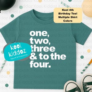 4th Birthday Shirt, 90s Hip Hop Birthday Kids Shirt, 4T, Fourth Birthday Shirt, 4th Birthday Outfit, Rap Lyrics Kids Birthday t-shirt, 4th