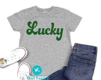 Lucky Kids Shirt, St Patricks Day Shirt, Kids St Pattys Shirt, Cute St Pattys Shirt, St Pattys Kids, St Patricks Day Shirt for Kid