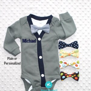 baby boy bow tie outfit