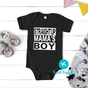 straight up mama's boy dog shirt