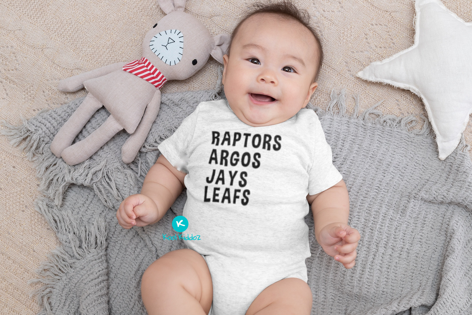 Toronto Raptors Baby Rompers, Raptors Onesies, Bodysuits