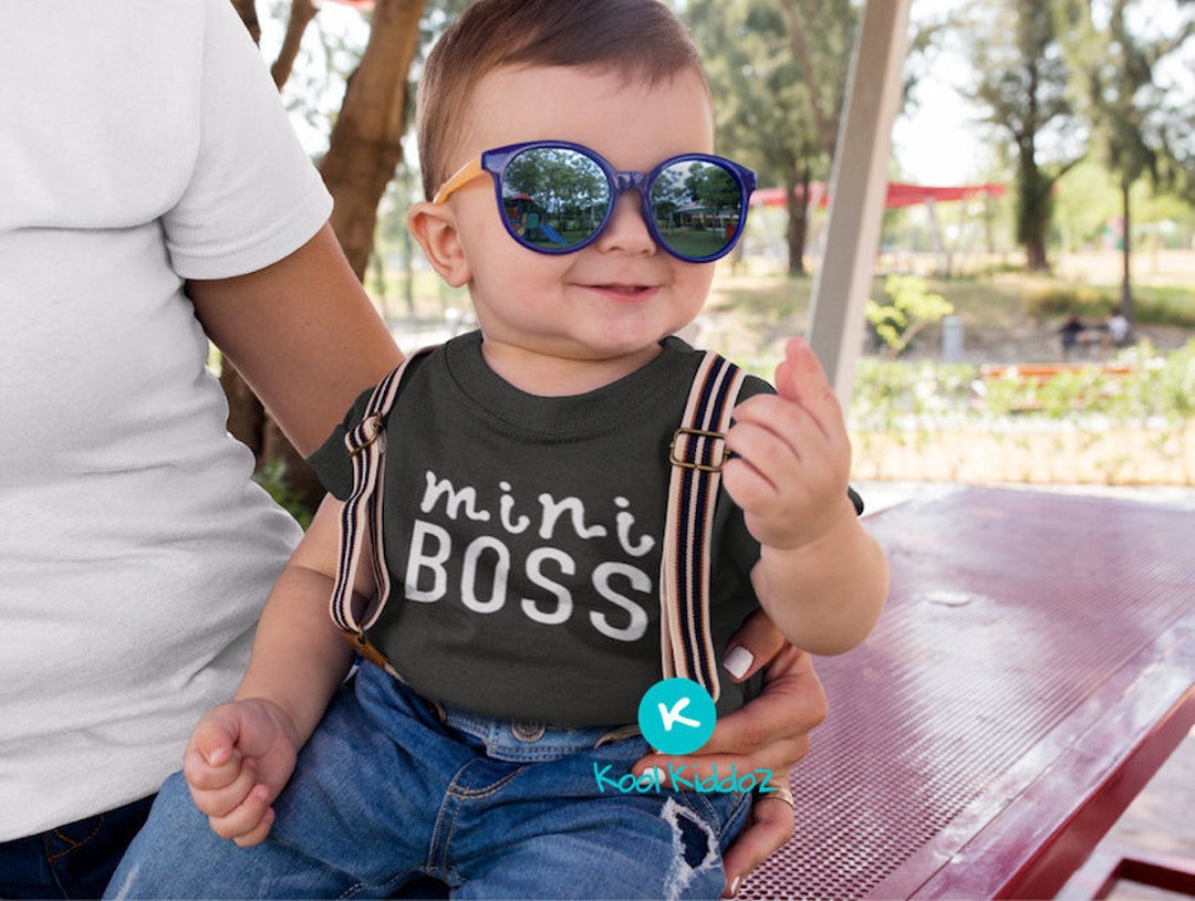 Mini Boss Kids Shirt With Sayings Funny Kids Shirt Unisex - Etsy