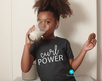 Curl Power Shirt, Female Empowerment Shirt 2T, Lil Feminist Shirt, Feminism Tee, Girl Feminist Shirt, Girls Feminist T-Shirt