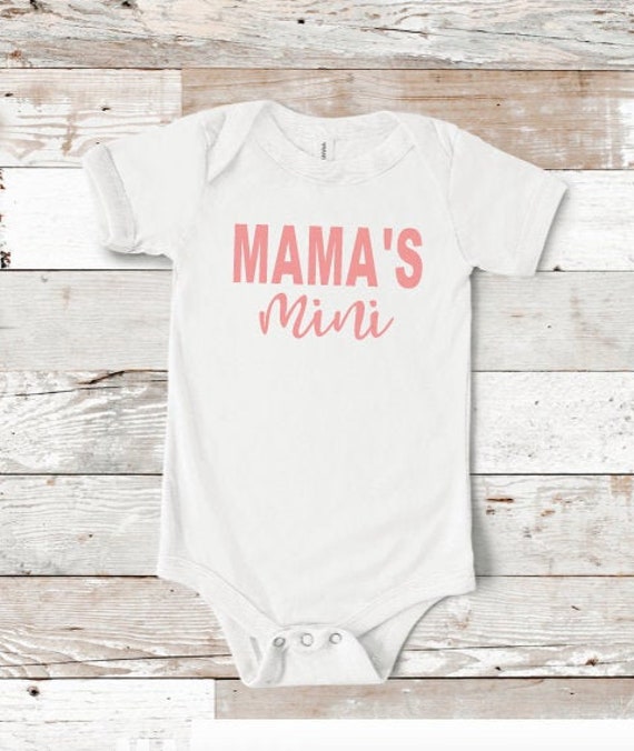 Mamas Mini Baby Girl Shirt Baby Girl Graphic Tee Cute Shirts for Baby Girl Mamas Girl Baby Girl Tees Baby Girl Outfit Etsy