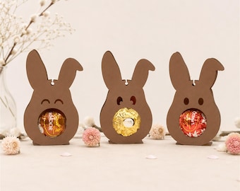 Easter bunny party favor, Easter gift tag, bunny souvenir, Easter decoration, table decoration, spring, Easter decoration for chocolates