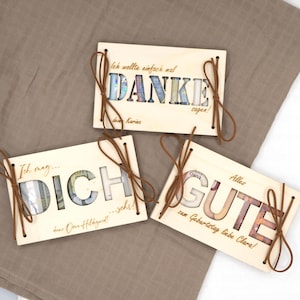 Cadeau personnalisé en espèces, exauceur de vœux, remerciement, anniversaire rond, cadeau d'anniversaire, carte-cadeau en bois, emballage cadeau B2