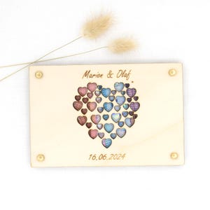 Personalisiertes Geldgeschenk Geburtstag Taufe Hochzeit Kommunion Abitur Geschenk Geschenkkarte aus Holz Geschenkverpackung Wunscherfüller