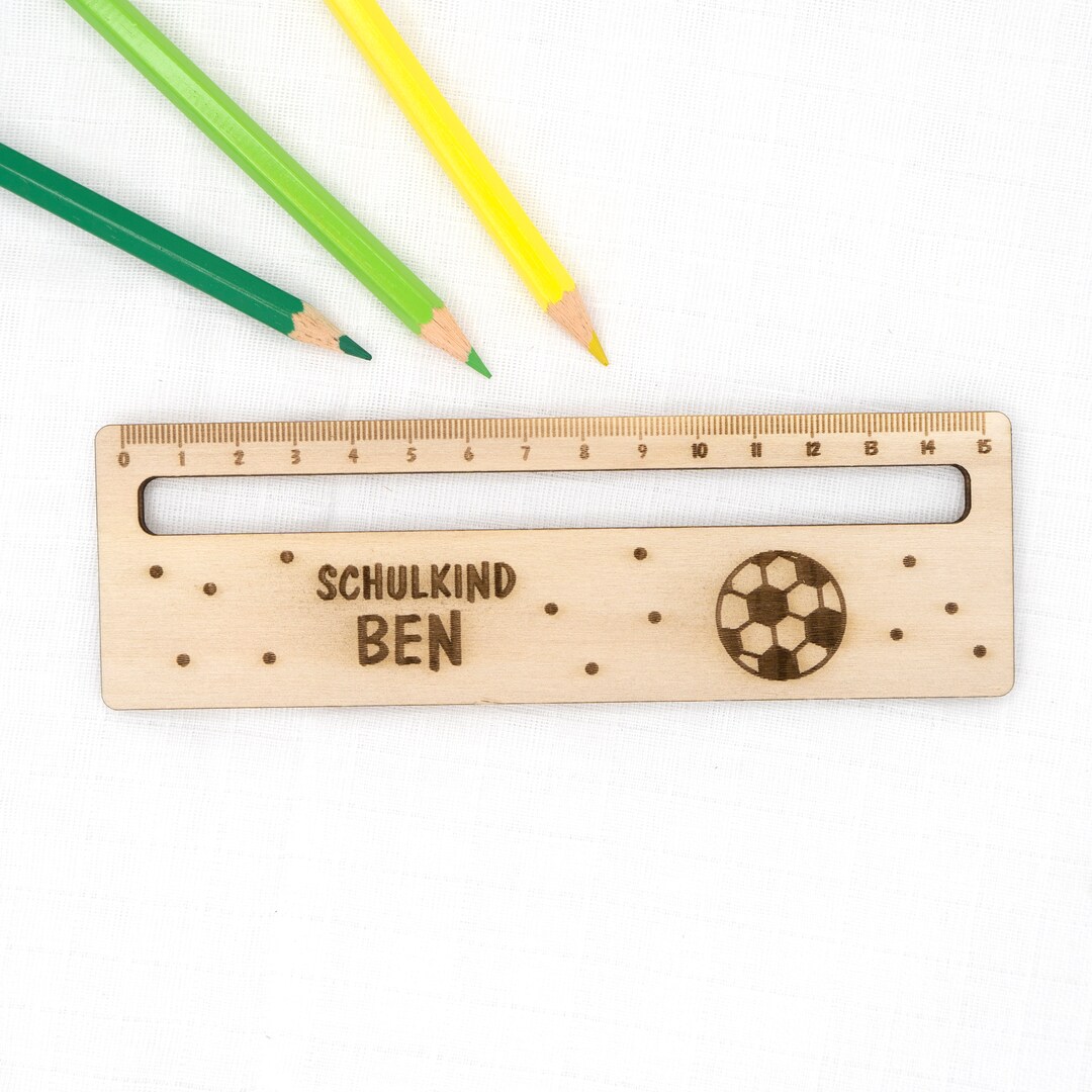 Personalized Reading Aid With Ruler Made of Wood Gift for School ...