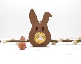 Easter bunny guest gift Easter gift tag bunny souvenir Easter decoration table decoration spring Easter decorations for chocolates motif 2