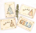 Personalized money gift Christmas wish fulfiller Christmas gift wooden gift card gift wrapping with name