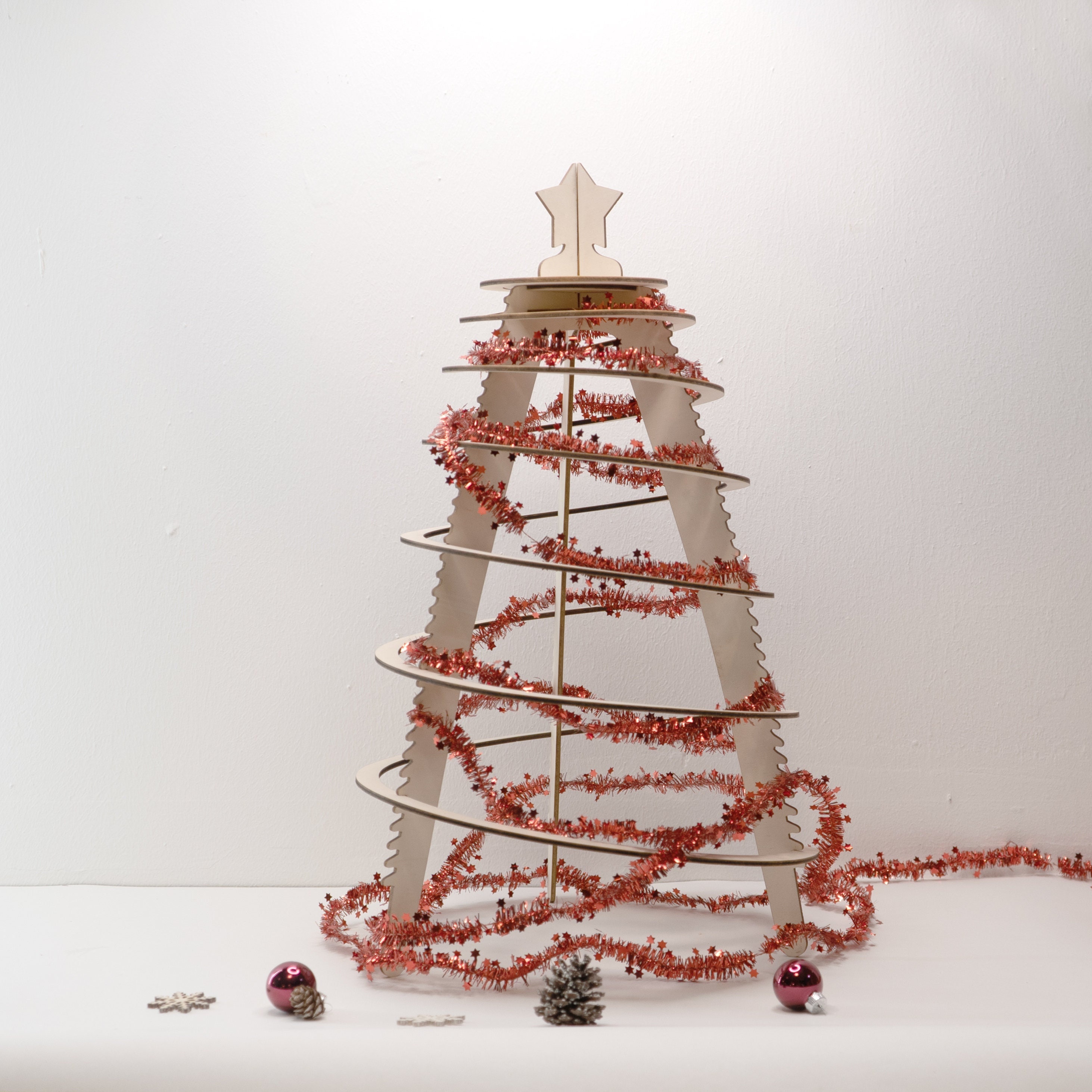 Weihnachtsbaum Alternative aus Holz Spirale in verschiedenen Größen  Nachhaltige Idee Spiral Baum - .de