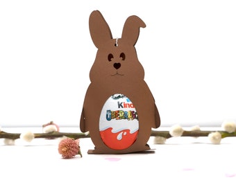 Niedlicher Osterhase Gastgeschenk Ostern Geschenkanhänger Hase Mitbringsel Tischdeko Osterdeko Frühling Deko für Ü-Ei oder Osterei M2