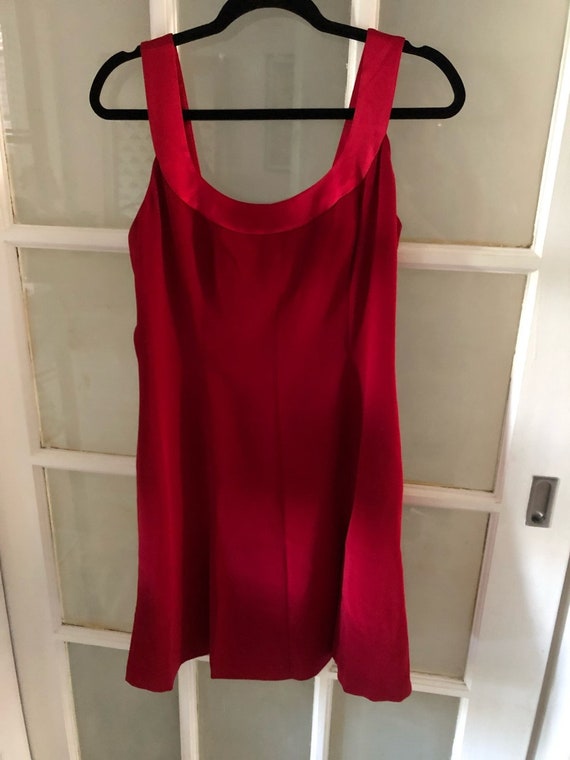 Tahari red best sale dress