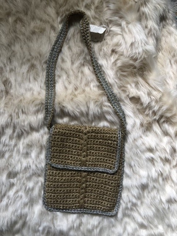 gold vintage hand woven bag