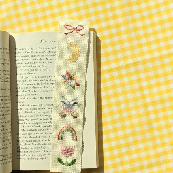 Bookmark No. 1 Cross Stitch Pattern, Digital Download PDF, Embroidery Pattern