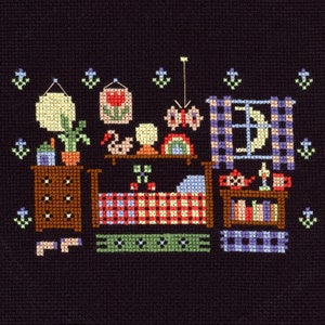 Cross Stitch No. 5 Cozy Room PDF Pattern