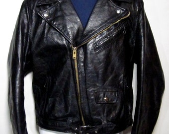 Vintage Montgomery Ward 2-Star Motorcycle / Rider's Jacket Sz.42T 1970's