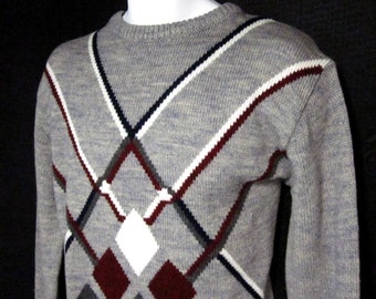 Vintage Kennington Ltd. of California Knit Sweater Sz.M 1970's