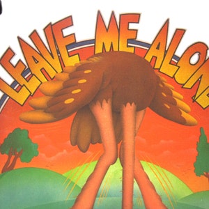 Vintage Leave Me Alone I'm Having A Crisis Heat-Transfer Roach 1970's image 2