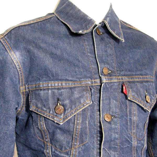 Vintage Levi's 2 Pocket Big E Blanket Lined Jacket/Coat  Sz.M 1960's