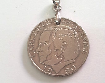 スウェーデン 1980年 200クローナ 記念硬貨 スウェーデン 1980 200クローナ銀貨 王位継承法コイン スウェーデン