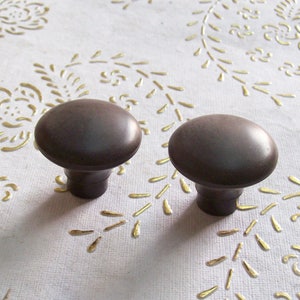 Italy handles and knobs in high quality.knobs of hard plastic, colored Brown. Brown color. Knob Diameter mm.34 Knob height mm. 29.art.343