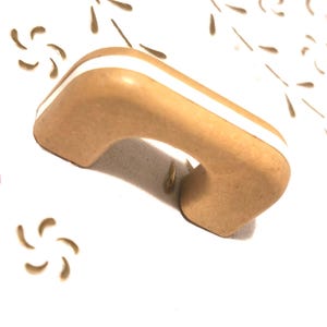 Italy Plastic handles in high quality.ash color handles, wood color,brown handles. plastic cabinet. ash pulls.art.2119 length mm.45.