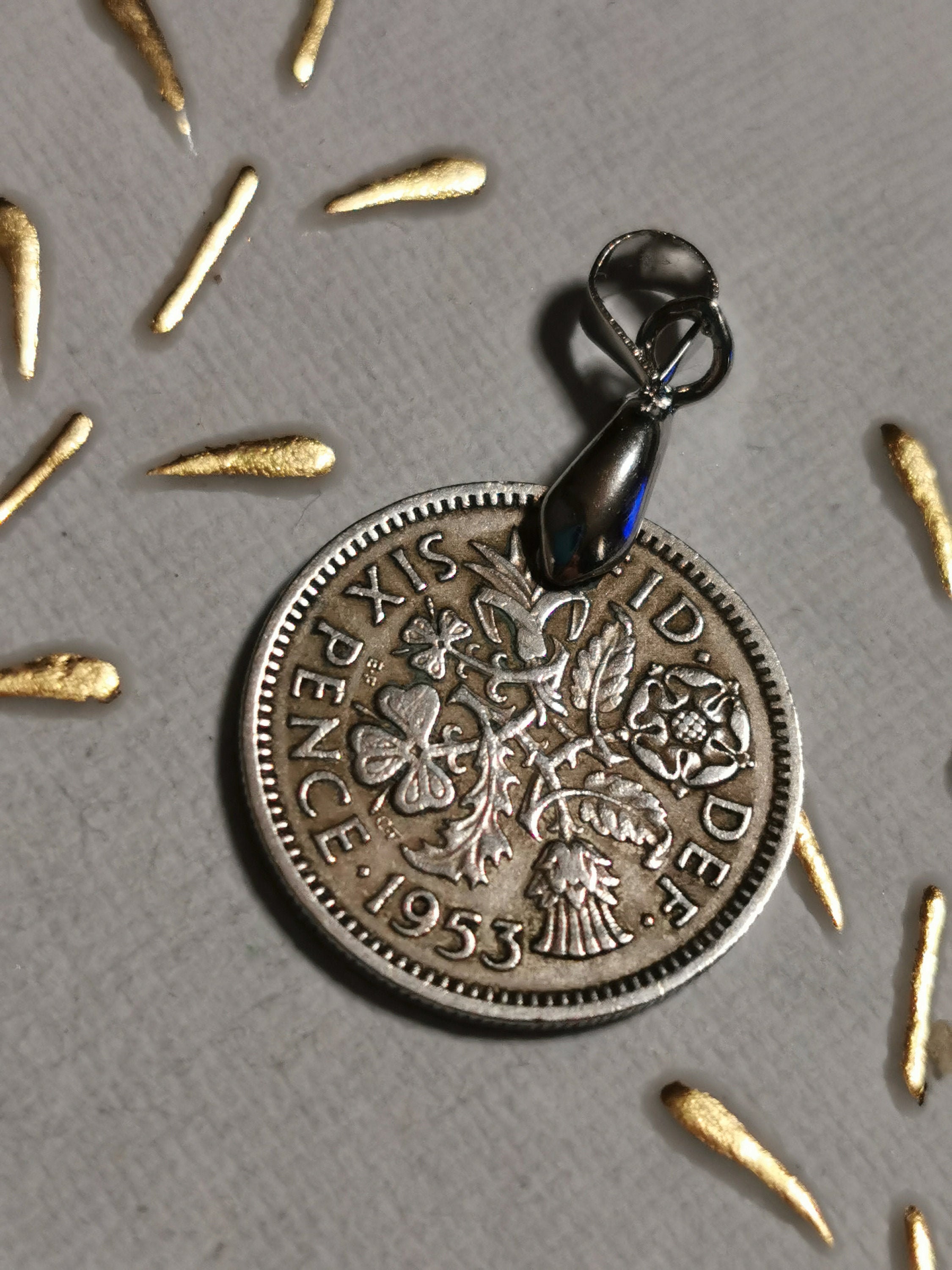 本物の6ペンス - Etsy 日本