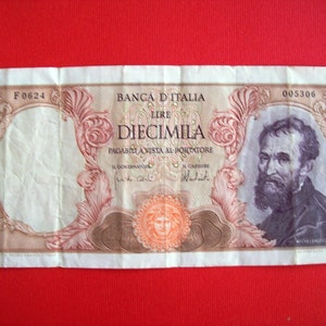 10000 Lire - Etsy