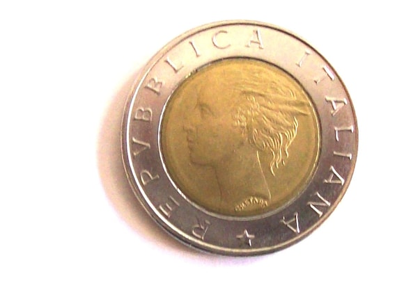 イタリア共和国　ホラティウス死去2000年記念　500リレ銀貨　1993 Vintage Italy 1993. Lire 500 Coin. Repubblica Italiana