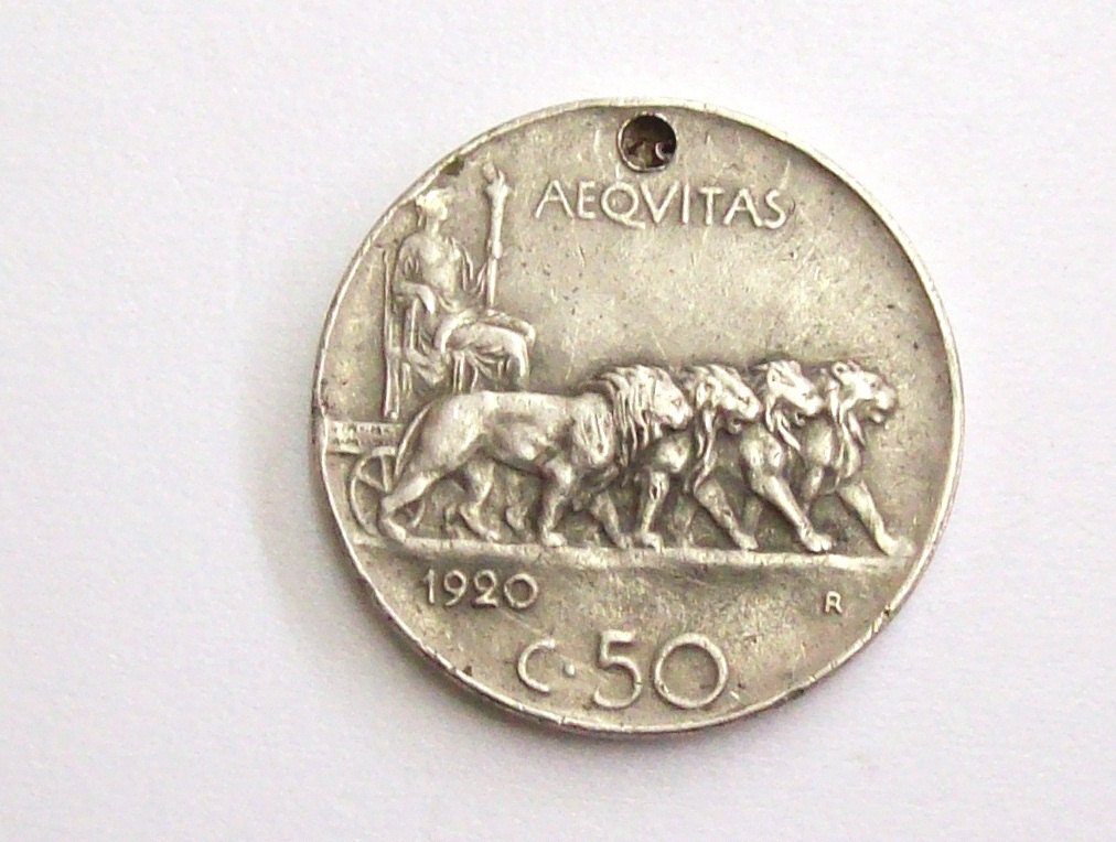 1950 50 cent coin - Etsy 日本