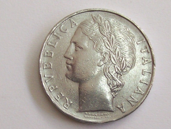 イタリア・500リラ銀貨☆1961年／未使用／統一100周年／クアドリガ／ イタリア・500リラ銀貨☆1961年／未使用／統一100周年