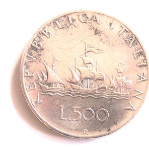 1961 Italy 500 Lire - Etsy