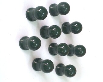 Manopole Italy Brass di alta qualità. manopola in ottone verde laccato.manopola verde.Diam. mm.15, base mm. art. 217