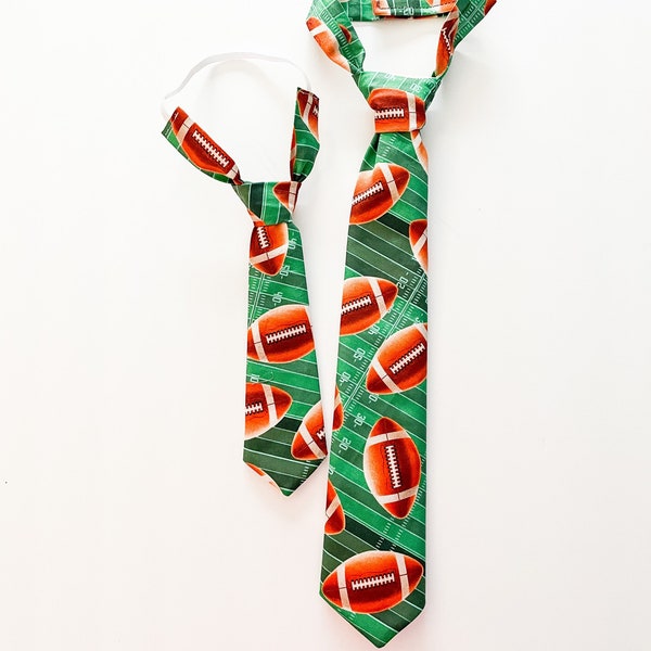 Football Themed Tie Etsy