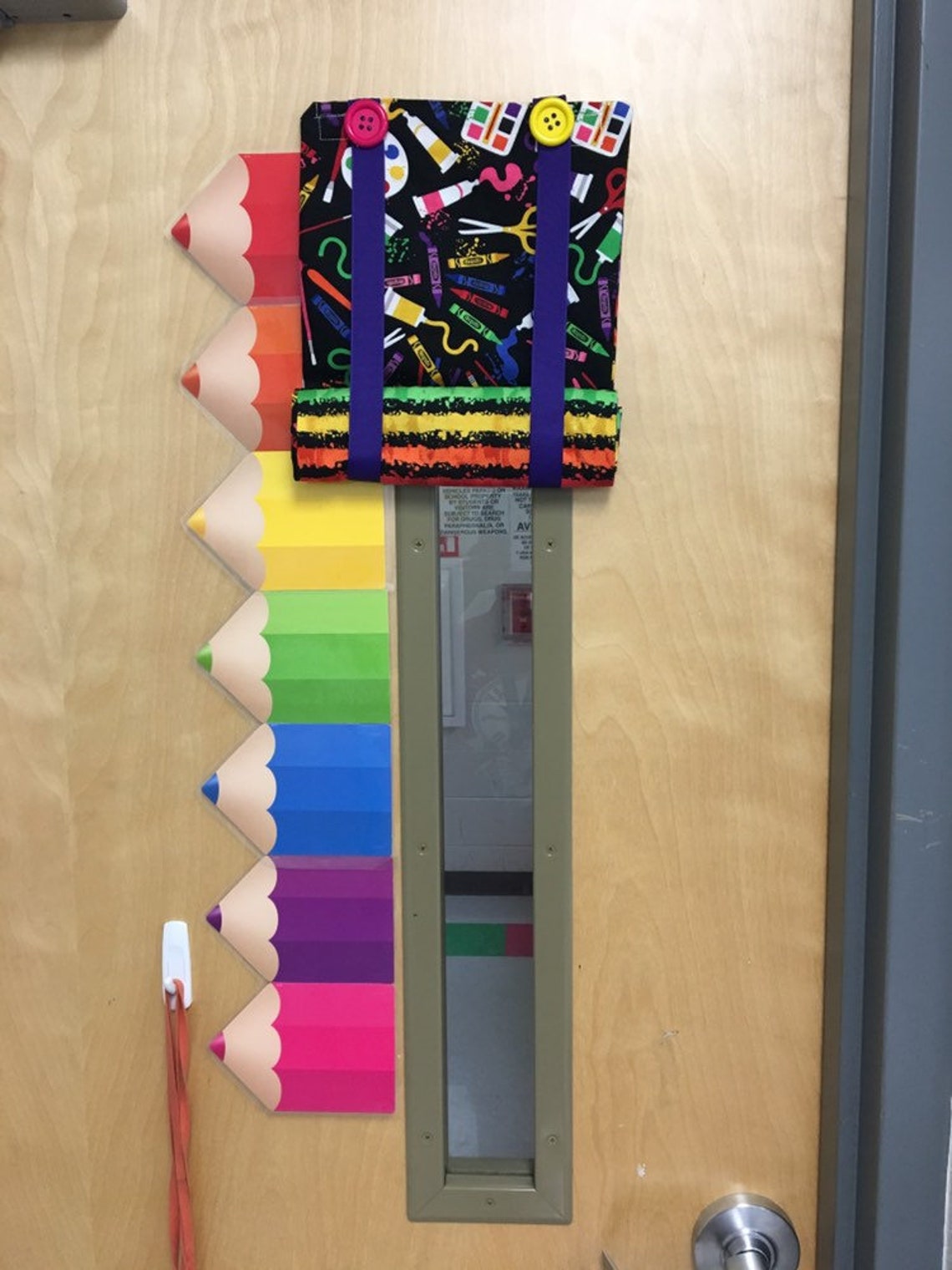 Classroom Door Security Curtain Etsy