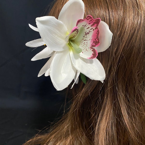 Orchid Hair Clip