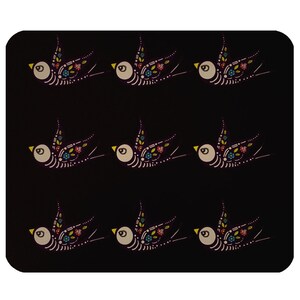 Mouse Pad Mat Computer Desk Accessory Office Decor Day of the Dead Swallows Tattoo Art
