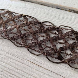 16 inches Victorian French Metallic Trim Repurposed from a Victorian Era Textile (Ref: 4241/1 Box 10)