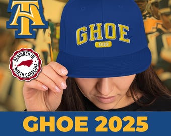 Czapka z daszkiem GHOE Homecoming 2025 North Carolina A&T Aggies **Haft** HBCU Aggie Pride Blue Gold
