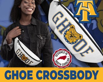2025 NC A&T GHOE Homecoming Waist Bag — Aggie Bulldog Fanny Pack Crossbody Belt Bag, HBCU Pride Travel Pack