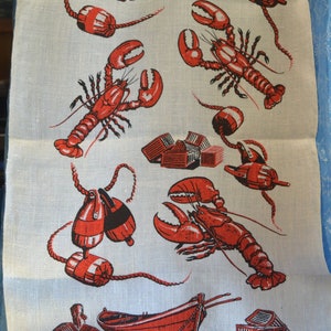 Fish & Lobster Tea Towels — SCALES & SHELLS