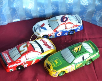 NASCAR licensed Ornament race cars # 5, 6, 97.