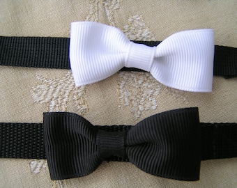 Bow Tie Pet Collar: Tuxedo Cat & Small Dog Formal Wear