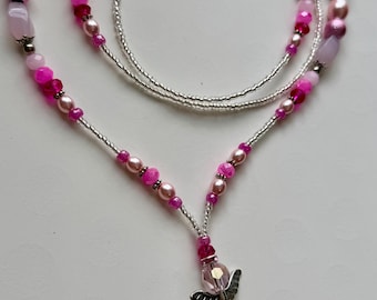 Breast Cancer Awareness Lanyard: Breast Cancer Lnyrd Pink Ribbon Lanyard Breast Cancer ID Badge Holder Nurse Lanyard Teacher Gift Idea